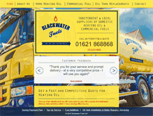 Tablet Screenshot of blackwaterfuels.co.uk